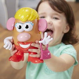 Mrs Potato Head piece mix-match: customize looks with compatible heads, hats, and noses.
