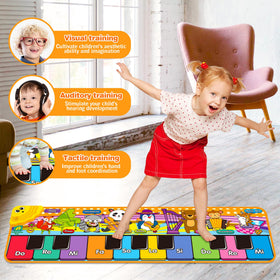 MR.TN Kids Musical Piano Mat toddlers enjoying vibrant play and discovery