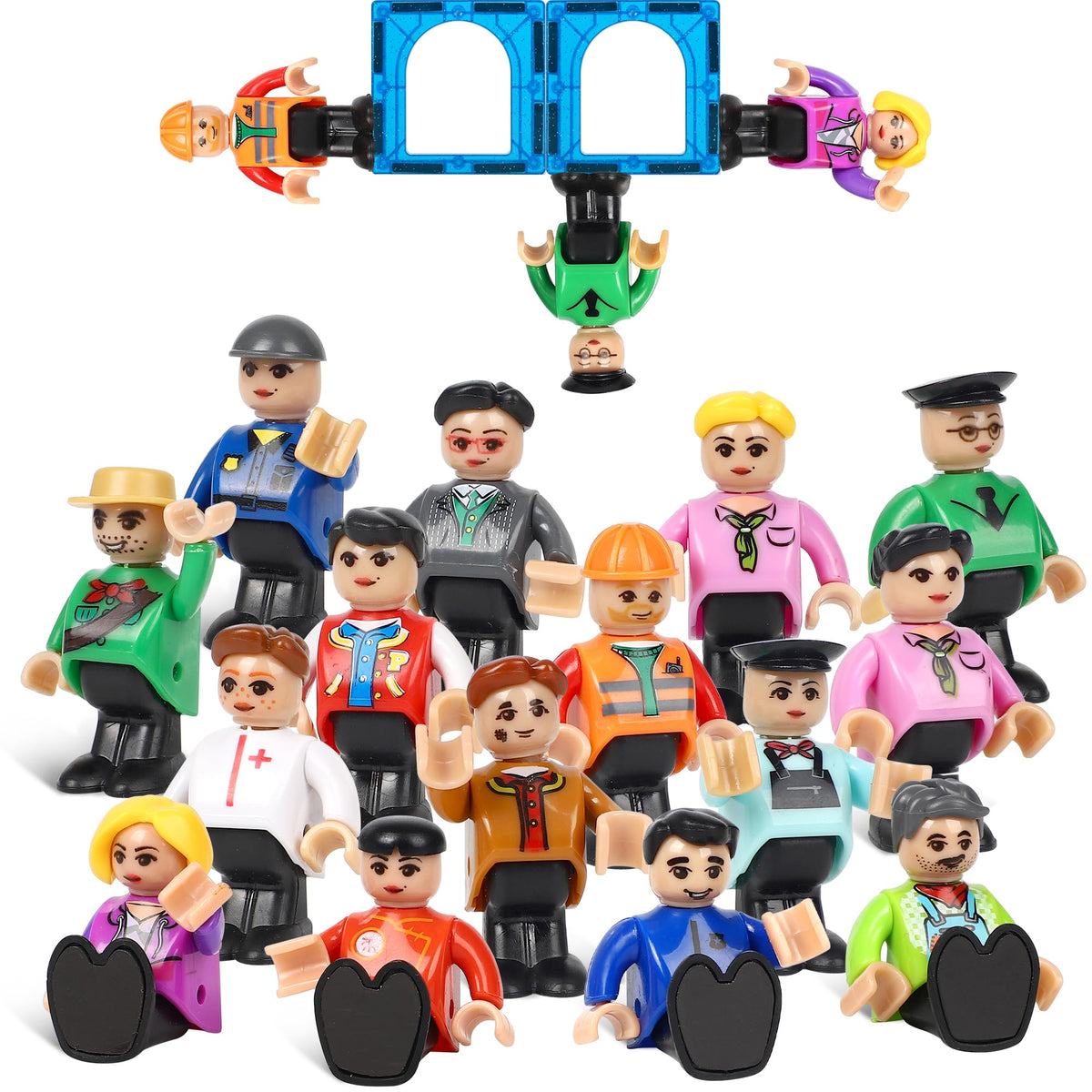Mruikeny 15-piece magnetic figures set sparks focused play and imagination.