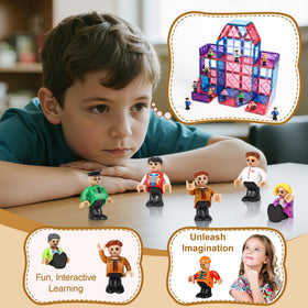 Bright colors and shapes sharpen visual learning and hand-eye precision.