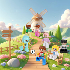 Mruikeny family-friendly educational gifts featuring magnetic figures for group play.
