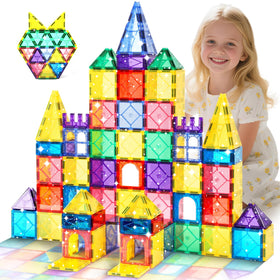 Mruikeny glitter tiles spark creative castle builds and STEM learning.