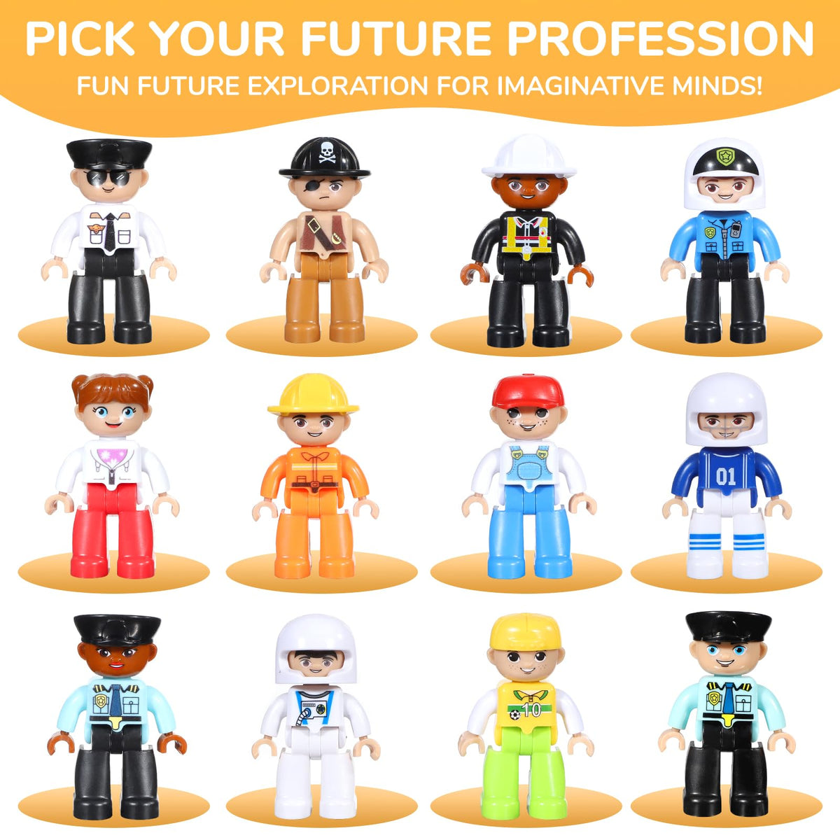 Mruikeny magnetic tiles compatible with bricks for expanded creations