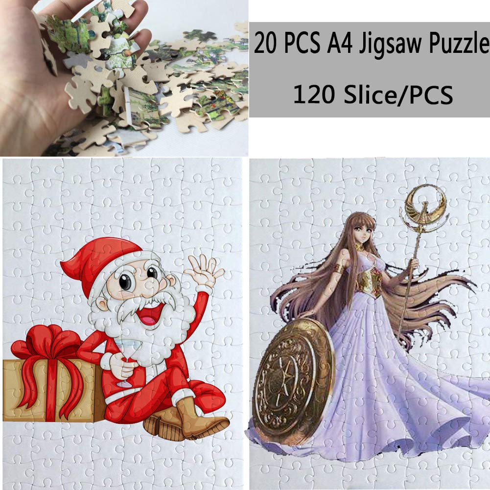 MS WGO packaging highlights a 120-piece adult puzzle set
