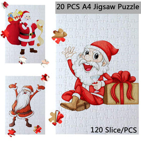 MS WGO jigsaw puzzle with sturdy cardboard backing supports handling