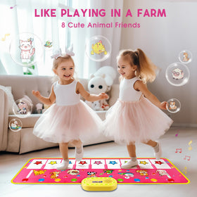 M SANMERSEN Floor Piano Mat offers five play modes for varied interactive music experiences.