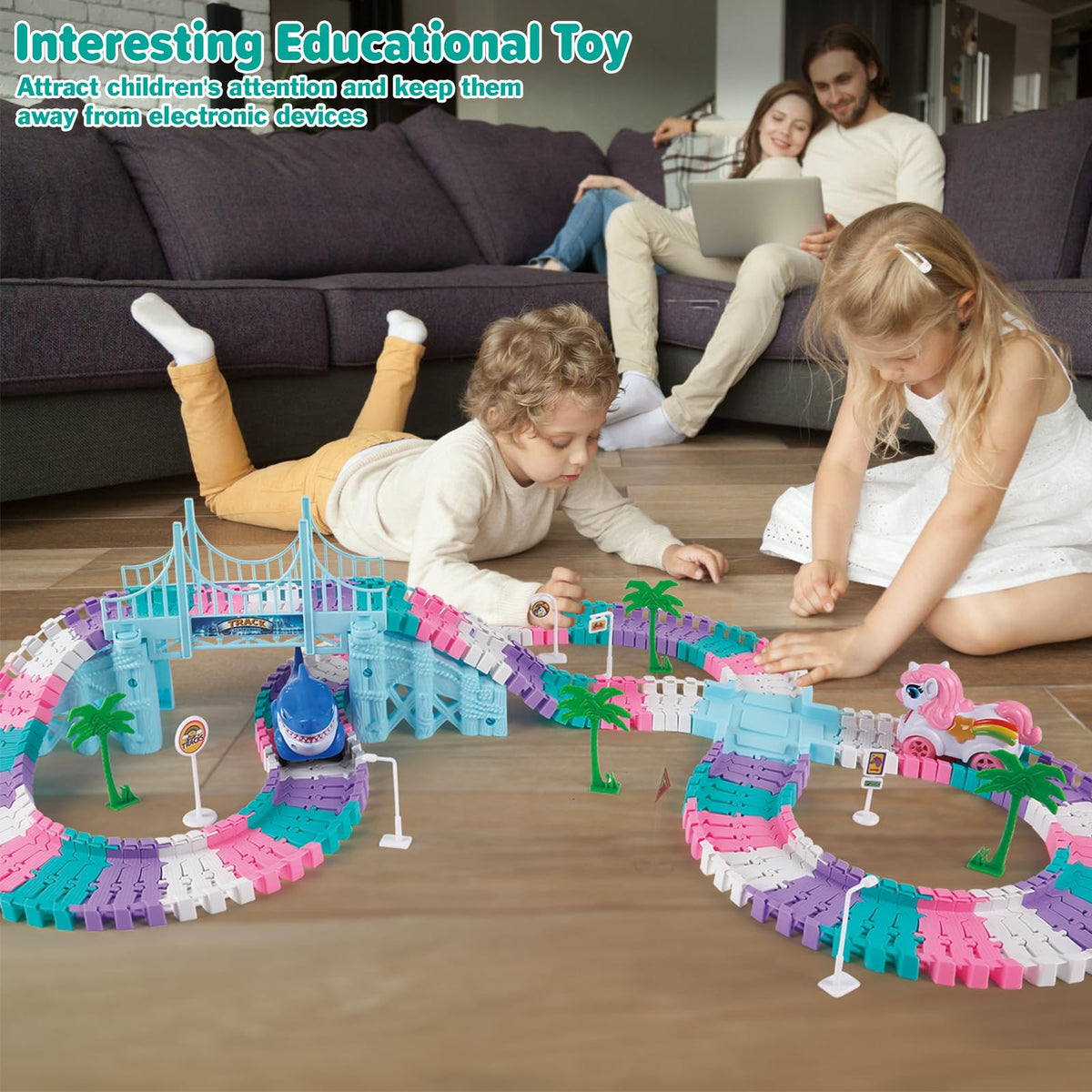 Monster truck with movable arms from M SANMERSEN adds interactivity