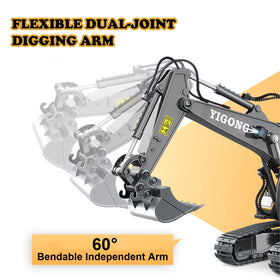 Mscredse 680 degree rotation cab enables precise maneuvering during play.