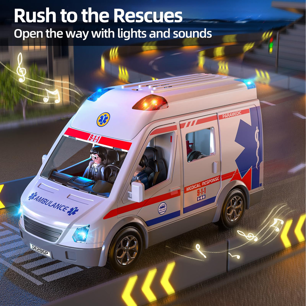 MSKOLER ambulance truck with open doors for easy access.