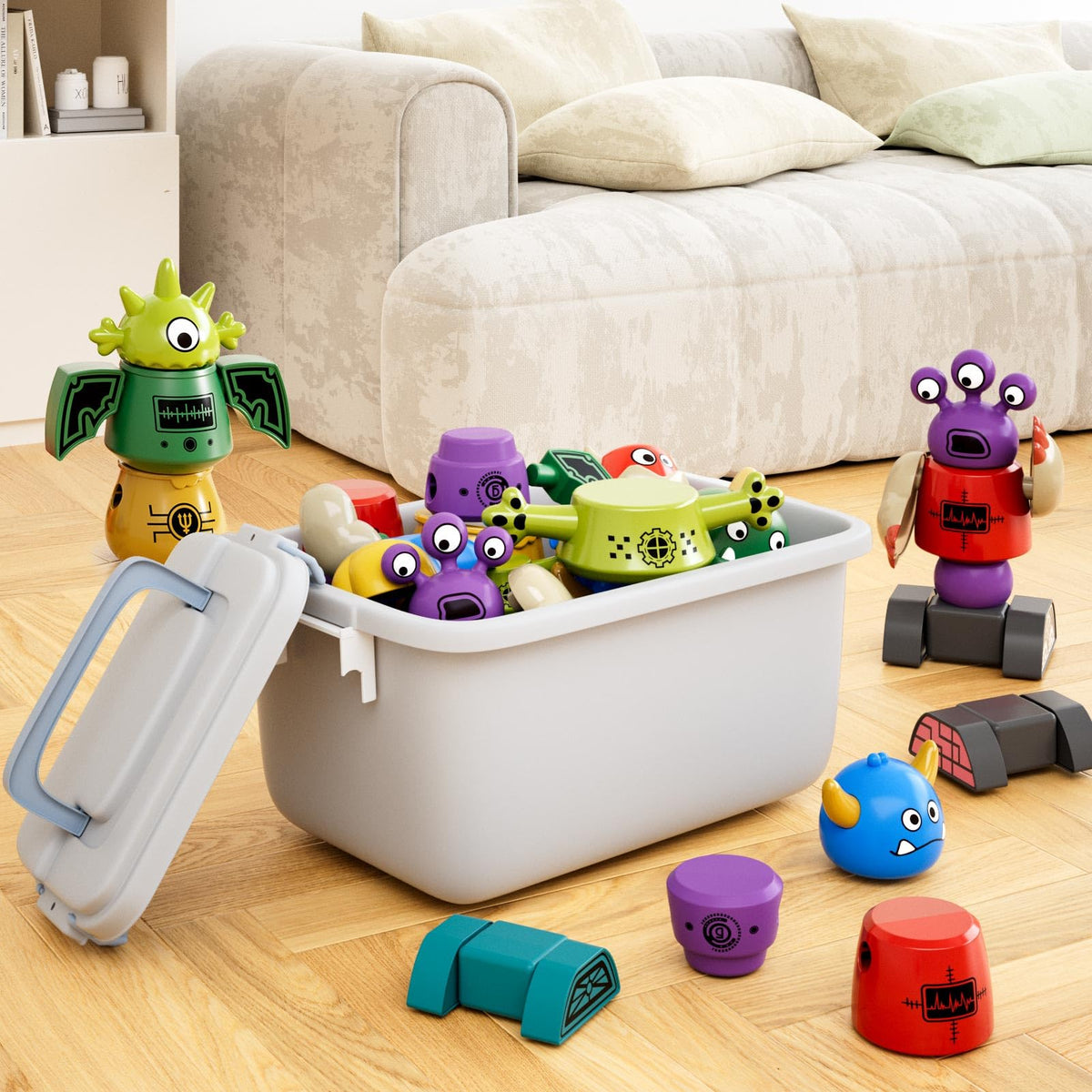 MSKOLER magnet robot learning toy encourages exploration and cooperation