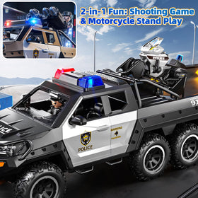 MSKOLER buildable police vehicle encourages hands-on assembly and imagination.