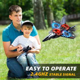 MSKOLER RC airplane ranges up to 80 meters for extended play.