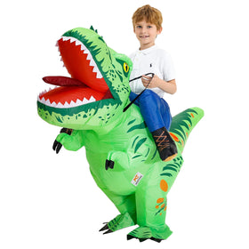 MT MENGTONG Dinosaur Costume back view, eye-catching design.