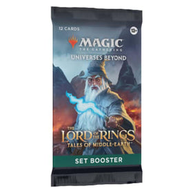 MTG Tales of Middle-earth set booster pack with vibrant art and exciting card pulls
