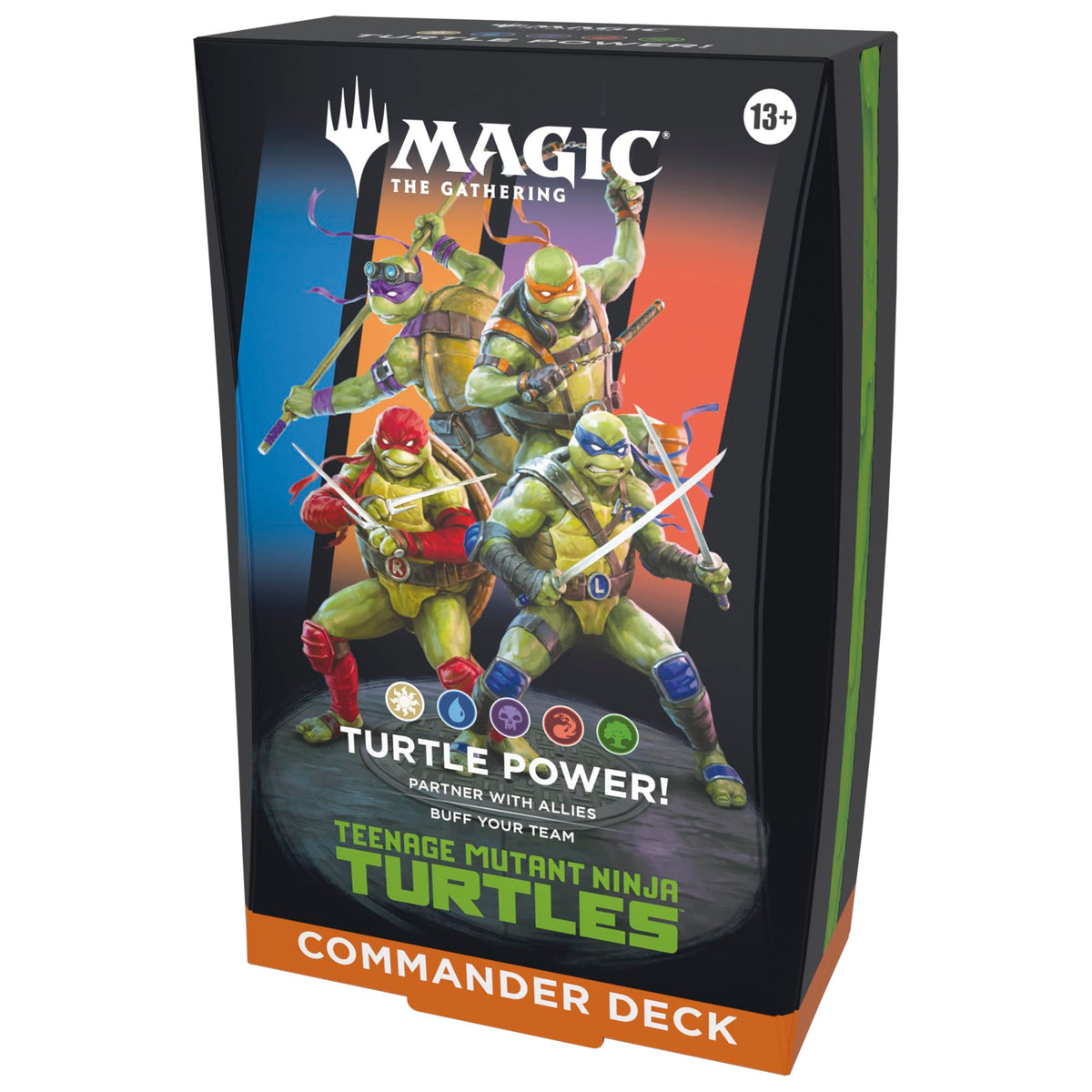 MTG Turtle Power deck box for safe storage and quick setup
