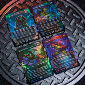 MTG Turtle Power token cards offer dual-sided options for varied play