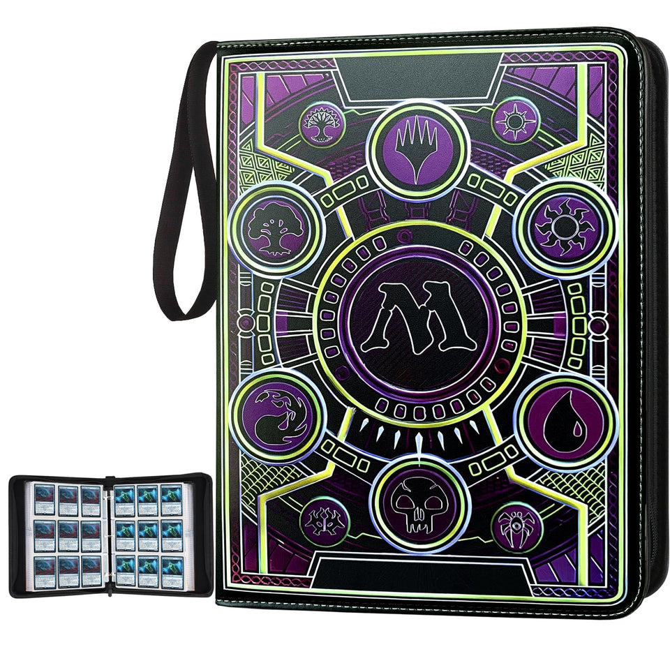 MTGPRO 9-pocket binder front view showing portable card organization