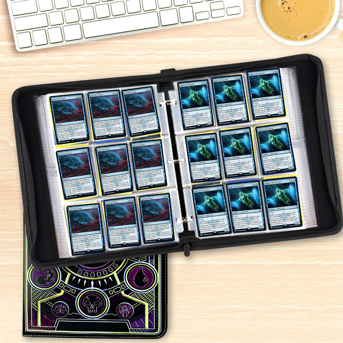 MTGPRO handle strap enables easy carrying to share your collection