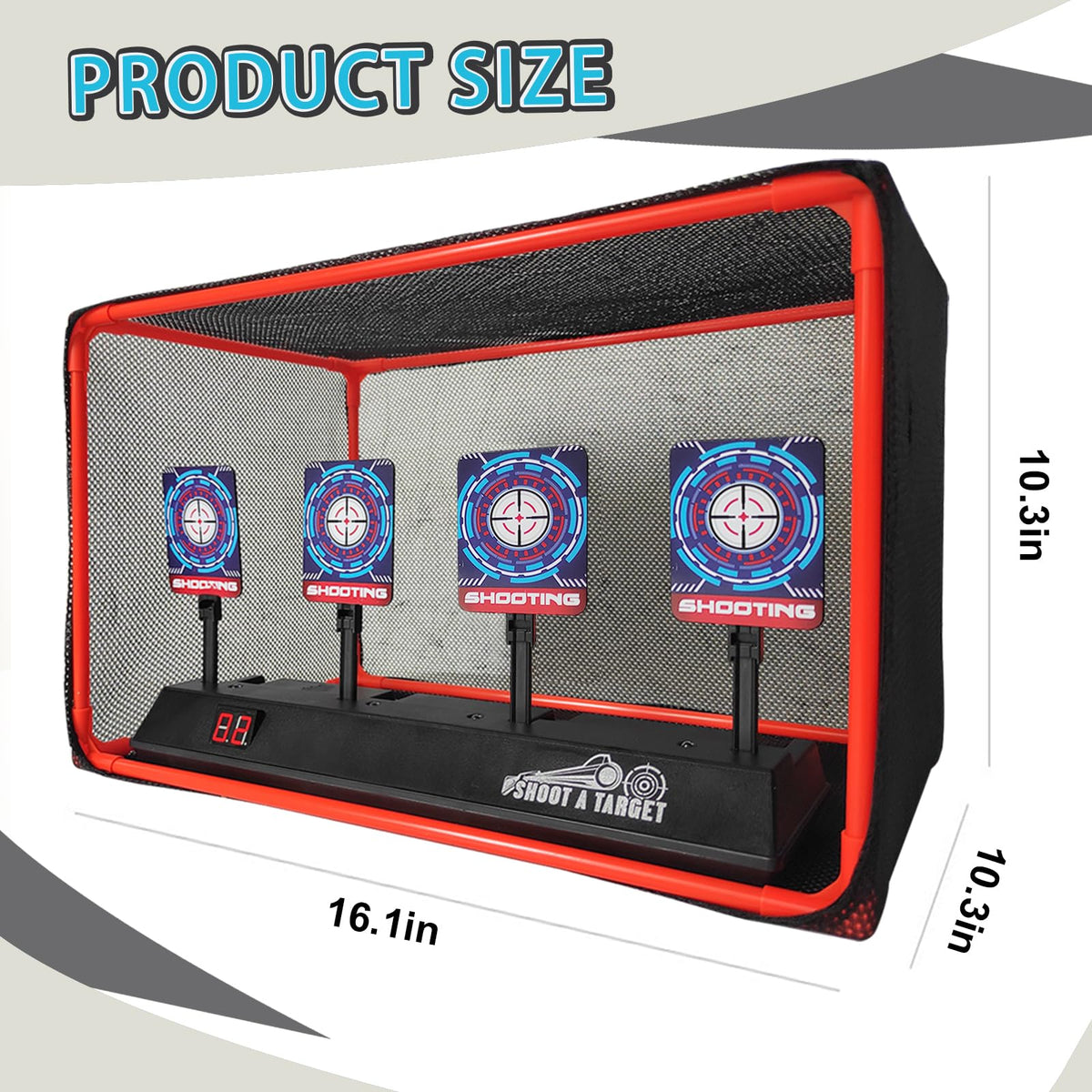 MTISGREAT auto-reset digital target action keeps kids engaged.
