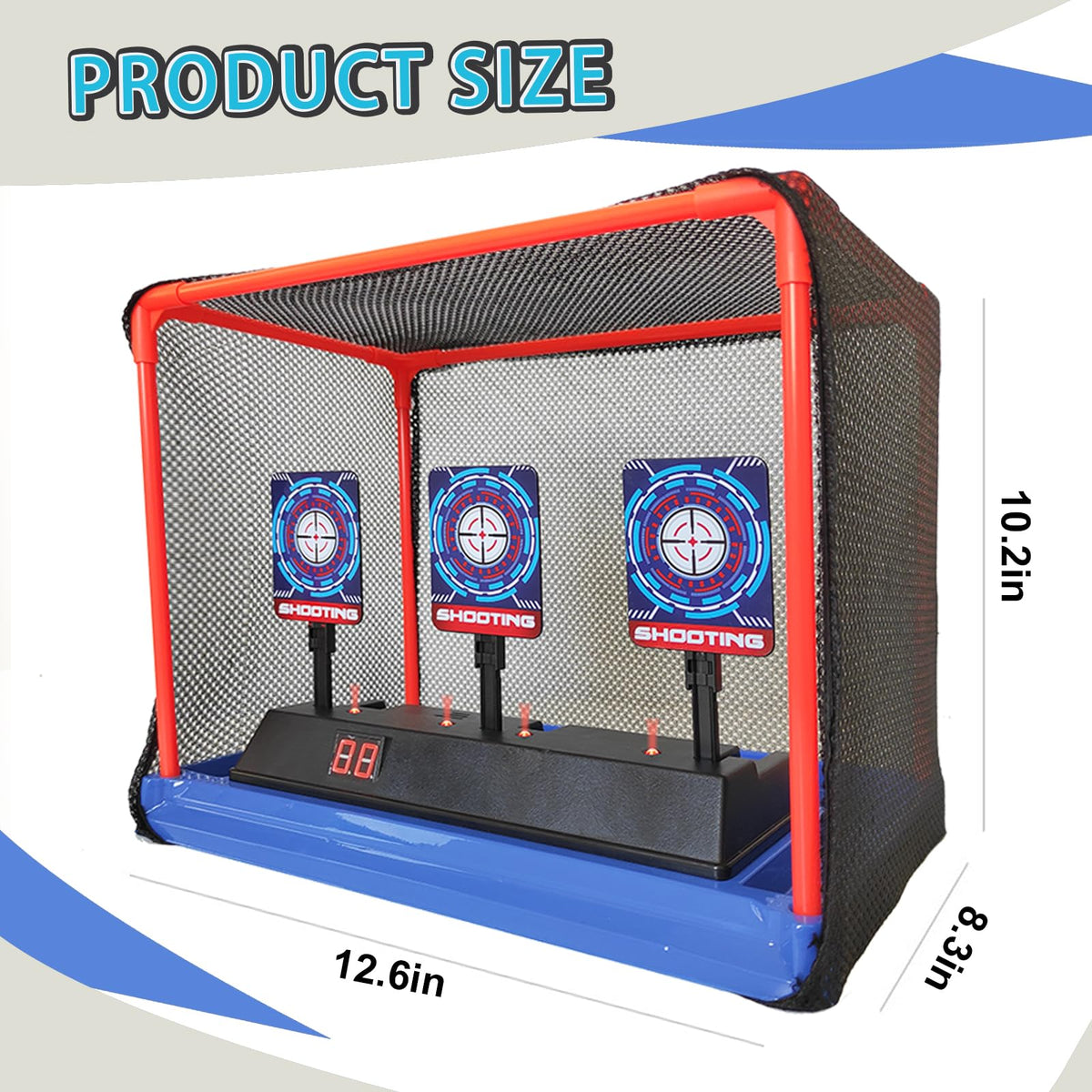 MTISGREAT auto-reset mechanism close-up showing quick rebounding action for continuous play