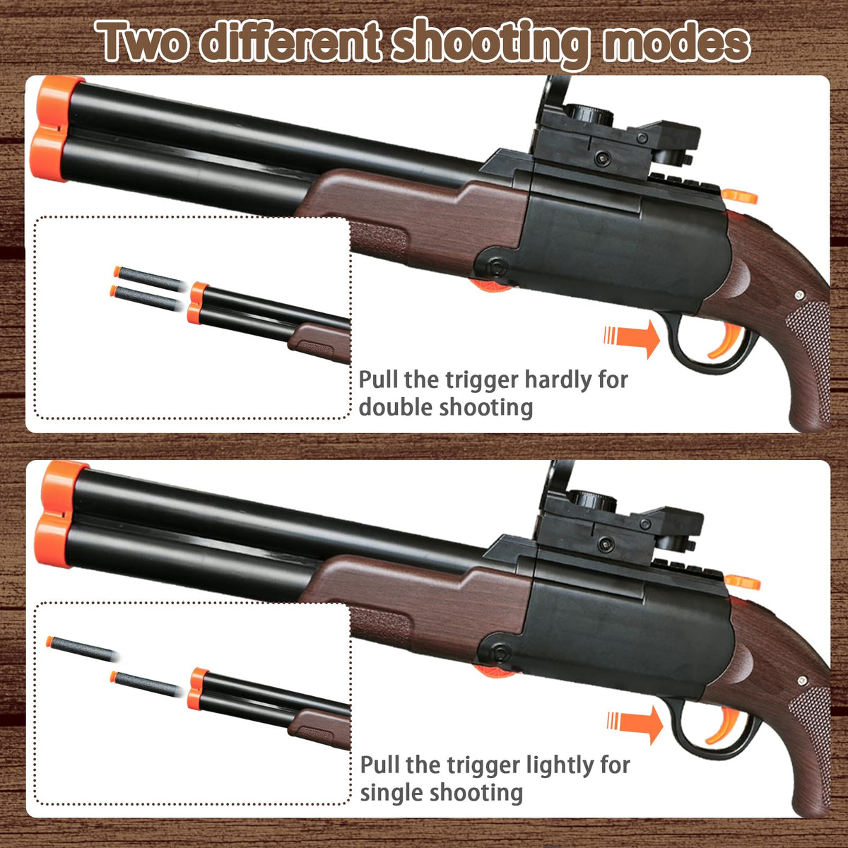 MTISGREAT 40 foam bullets included for extended target practice sessions.