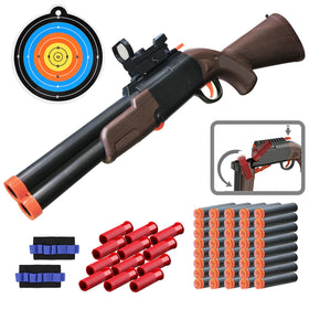 MTISGREAT soft bullet shotgun folded at 105 degrees, ready for action.