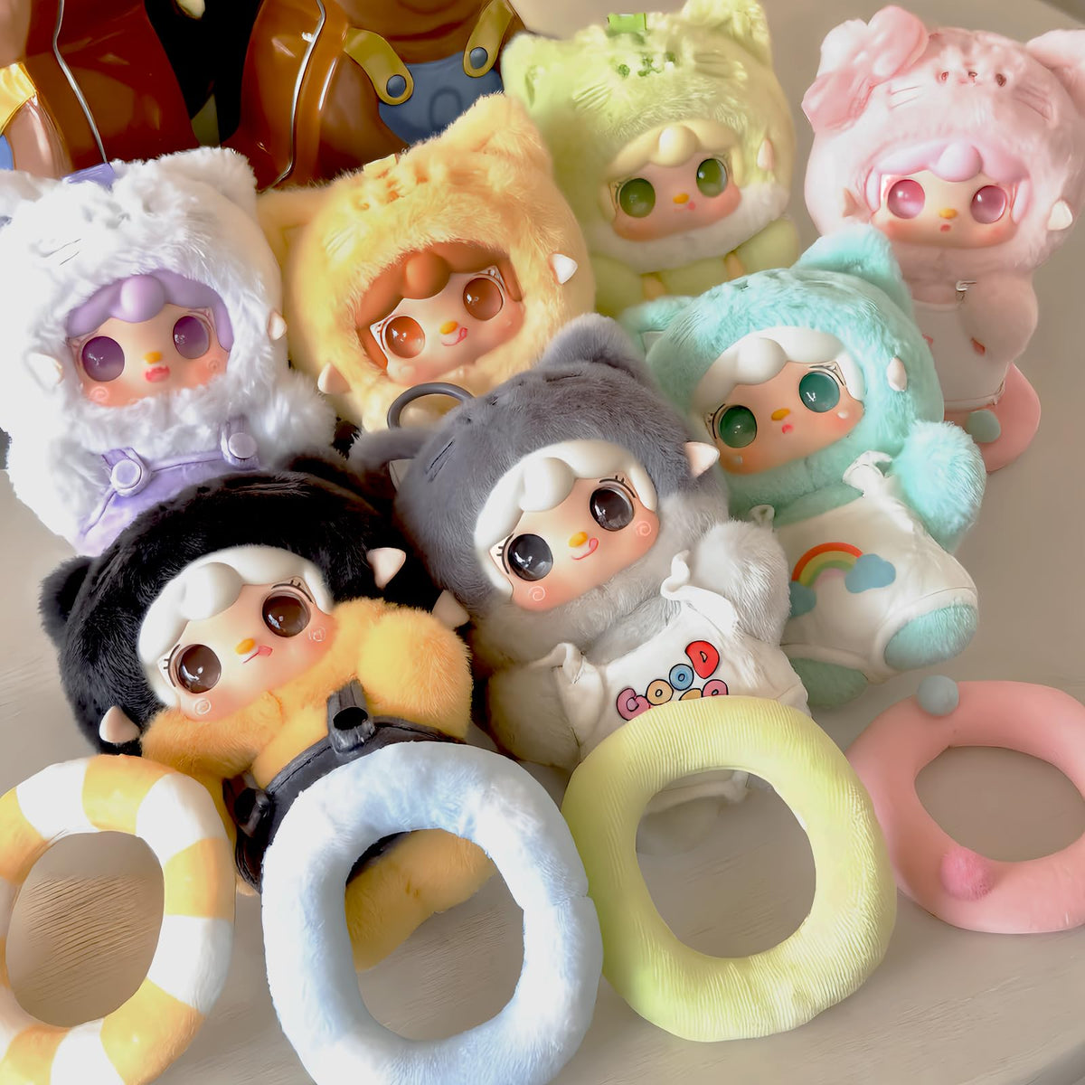 MTNSPTCR Yooki blind box design 5, cute plush figure ideal as a gift.