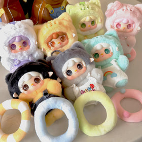 MTNSPTCR Yooki blind box design 5, cute plush figure ideal as a gift.