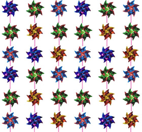 MTOMDY rainbow pinwheel blades for easy assembly and colorful garden motion.