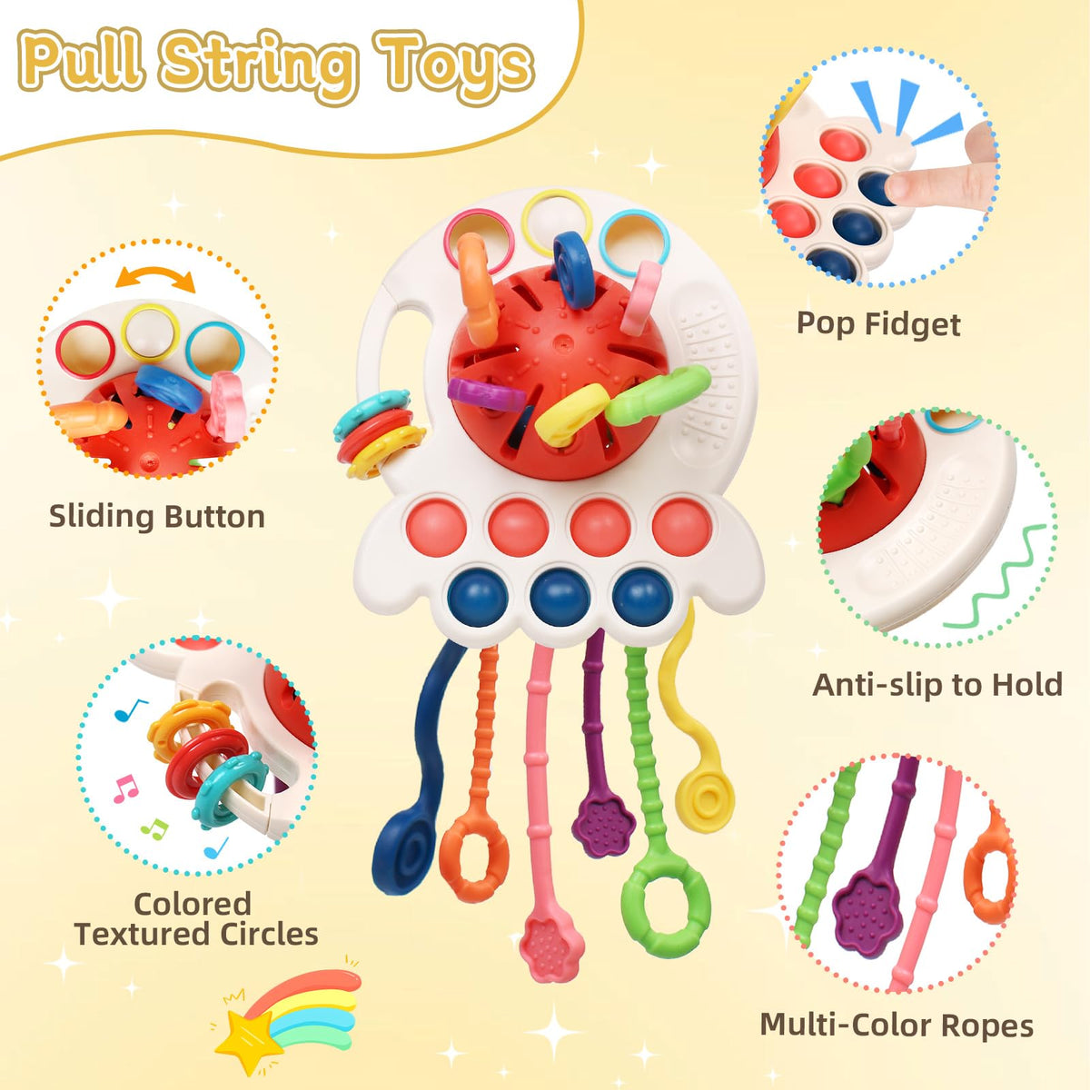 MTTIERY instrument castanets create playful sounds during playtime.