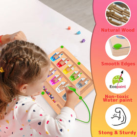 MTYOKILN durable hardwood construction supports energetic toddler use.
