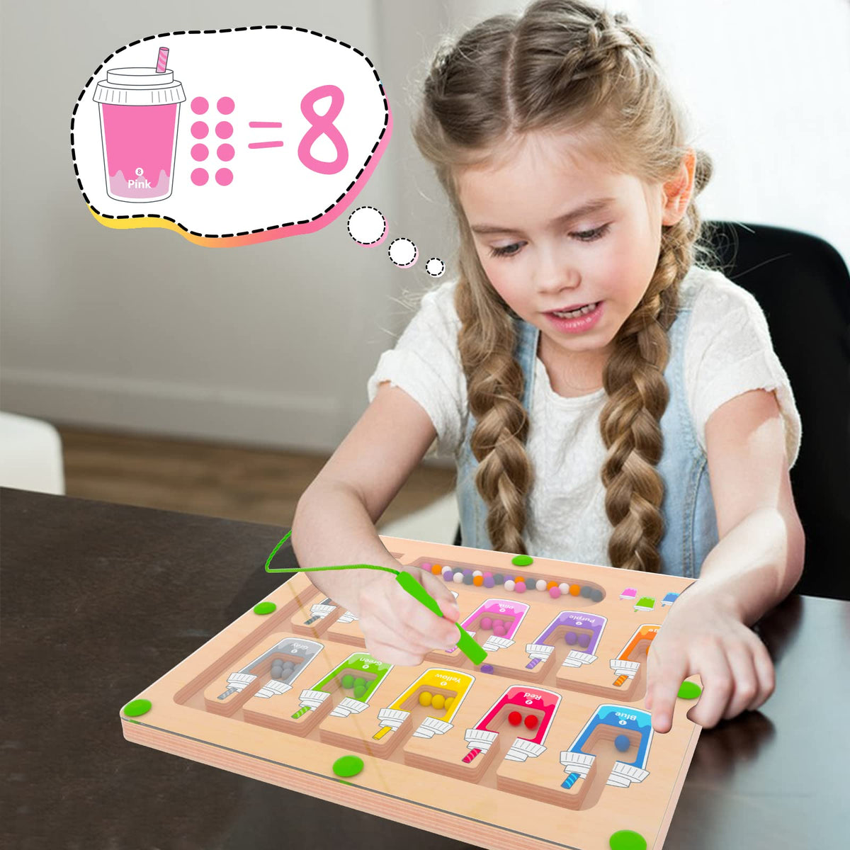 MTYOKILN wooden Montessori puzzle highlighting tactile craftsmanship.