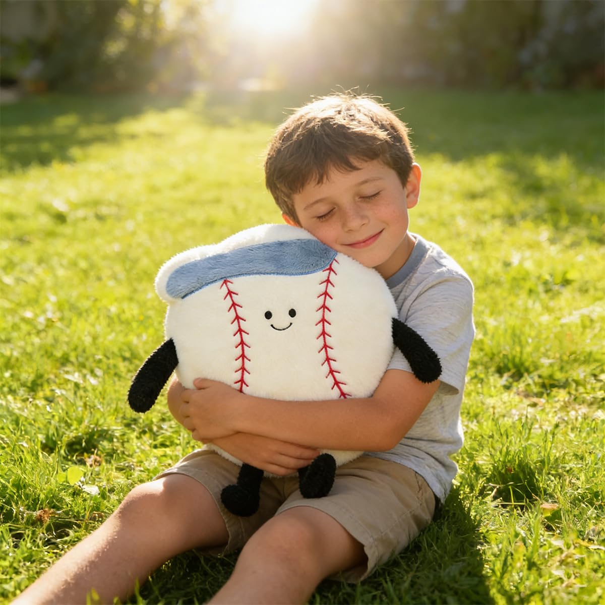 MUALML baseball pillow in dorm decor, adding sporty charm to small spaces.