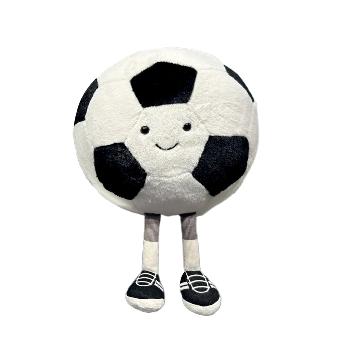 MUALML cute soccer plush pillow front view for cozy play and decor