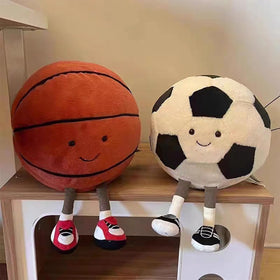 MUALML decorative ball plush brightens bedrooms with sporty charm.
