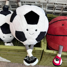 MUALML soccer ball pillow used as vibrant boys room decor