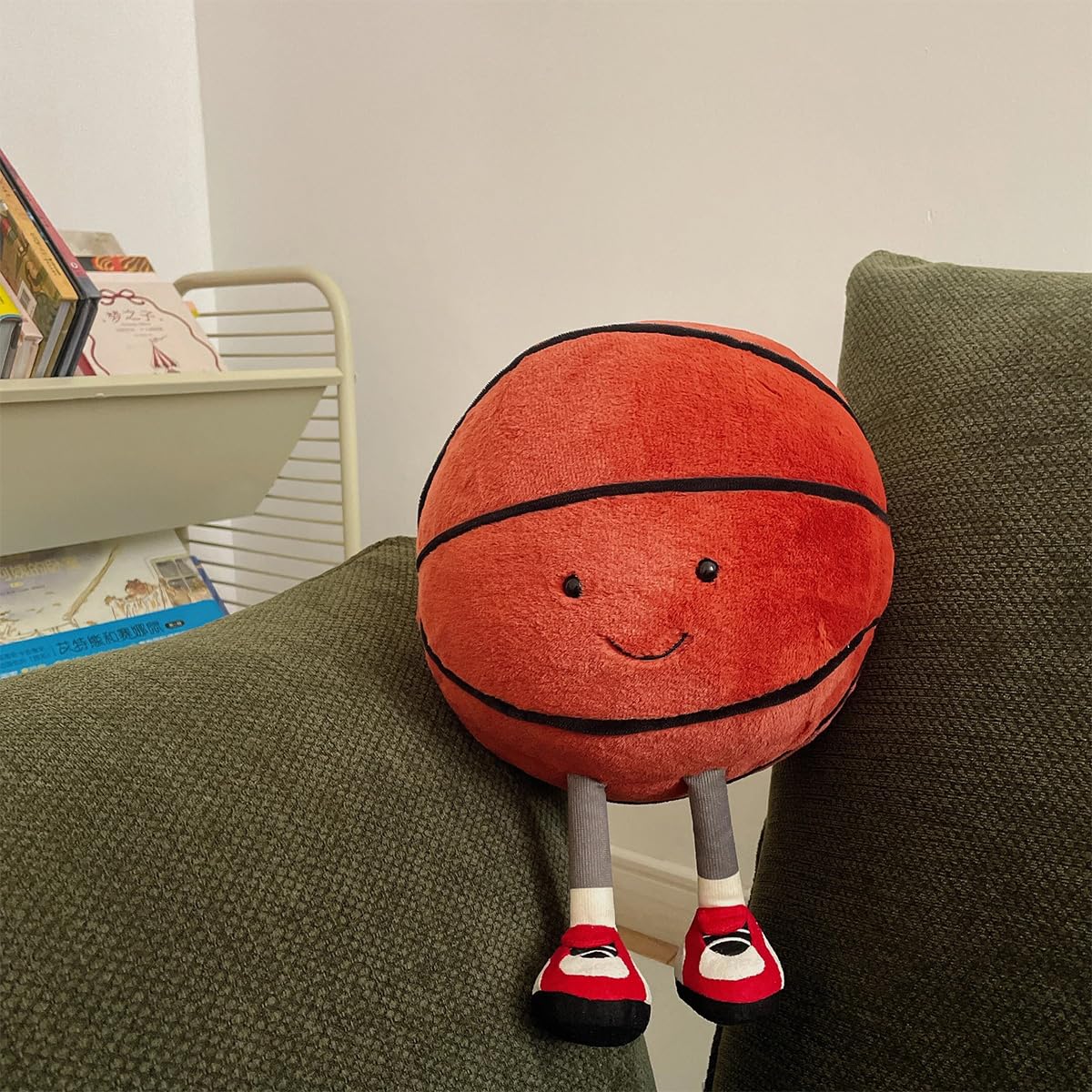 MUALML soft basketball plush ideal for travel and on-the-go comfort.