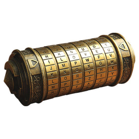 Muchenggift Da Vinci Code Cryptex front view with password access for keepsakes.