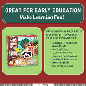Mudpuppy Farm Friends promotes family bonding with screen-free play.