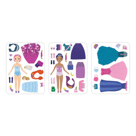 Mudpuppy magnetic dress-up tin stores pieces securely for travel