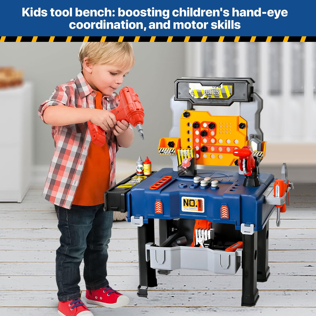 66-accessory toolkit for MUGEYMYD tool bench supports hands-on learning
