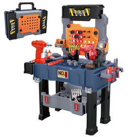 MUGEYMYD kids tool bench with electric drill for imaginative pretend play