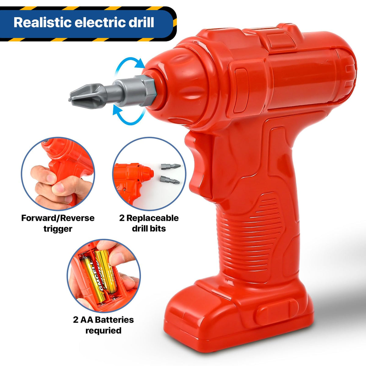 MUGEYMYD mechanical miter saw and tools promoting fine motor skills