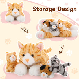 Muiteiur cat-family-playset sparks nurturing skills and creative storytelling.