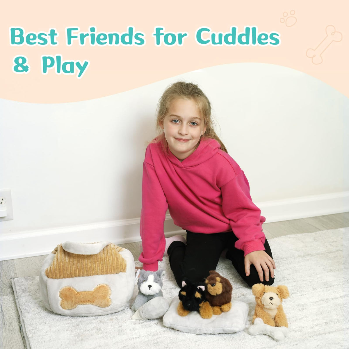 Muiteiur feeding bottle plush: encourages feeding role-play and care