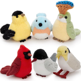 Muiteiur Lapwing plush—soft, kid-safe bird toy ideal for imaginative play.