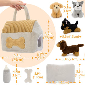 Muiteiur magic gate plush set: interactive entry for pretend adventures