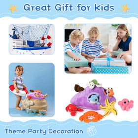 Muiteiur starfish plush for color recognition and sea-themed playtime.