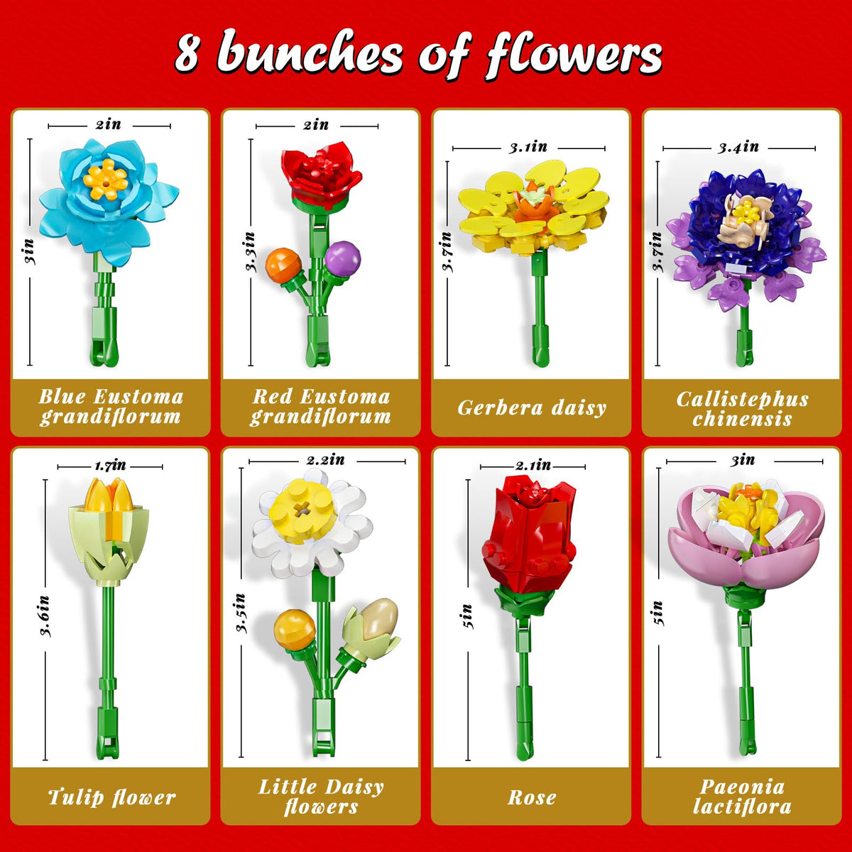 Close look at petal texture highlights realistic faux blossoms