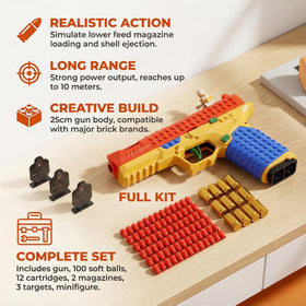 MUJERWQ targets set in action-ready arrangement for tactical practice.